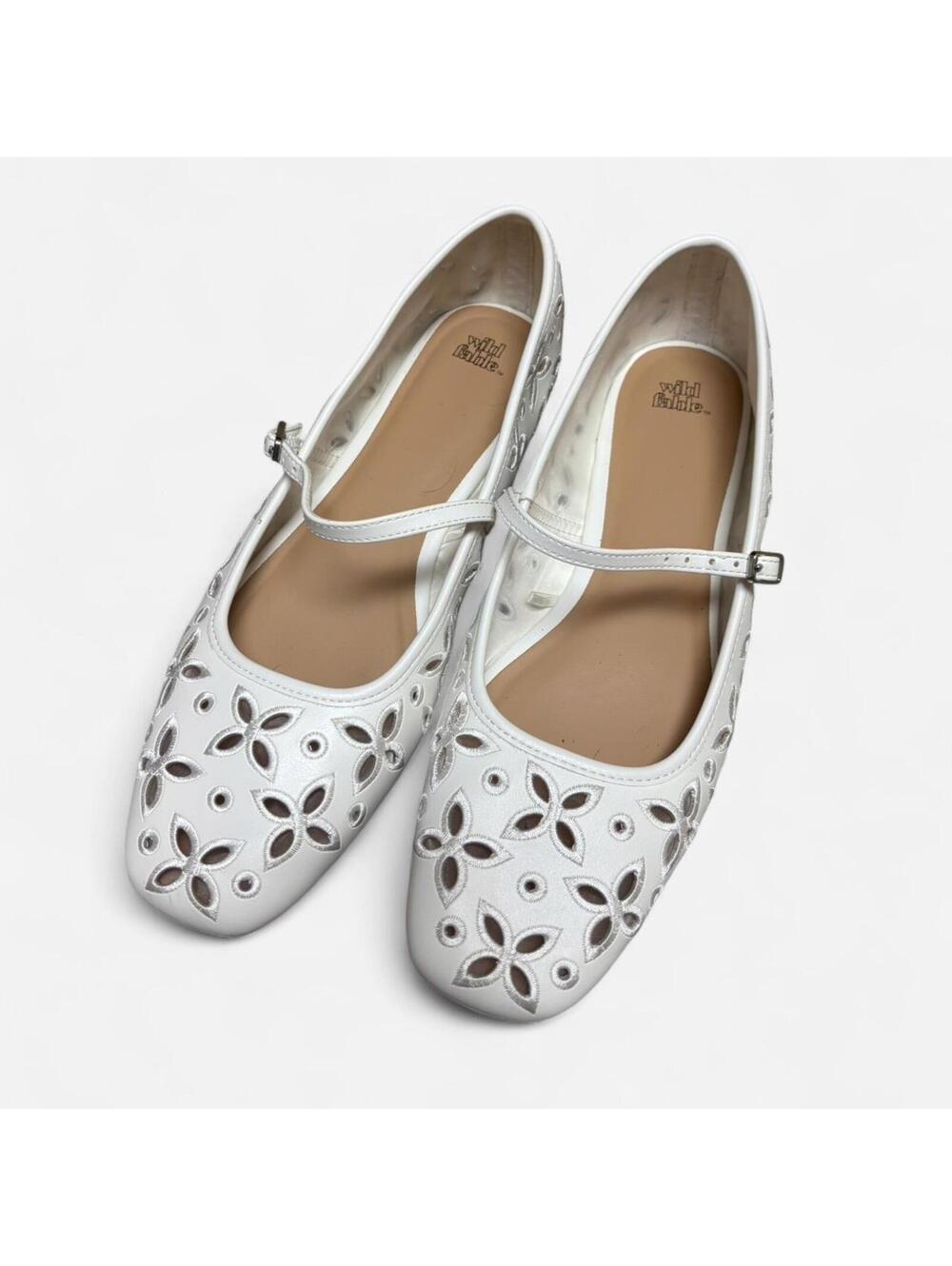 Wild Fable Square Toe Mary Jane Ballet Flats